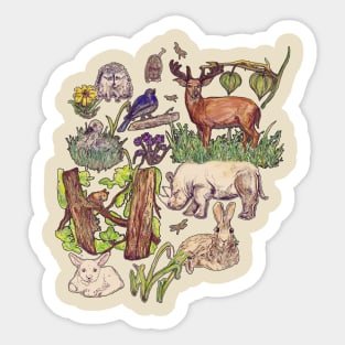 Forest Animals Sticker